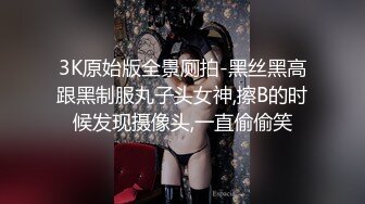 3K原始版全景厕拍-黑丝黑高跟黑制服丸子头女神,擦B的时候发现摄像头,一直偷偷笑